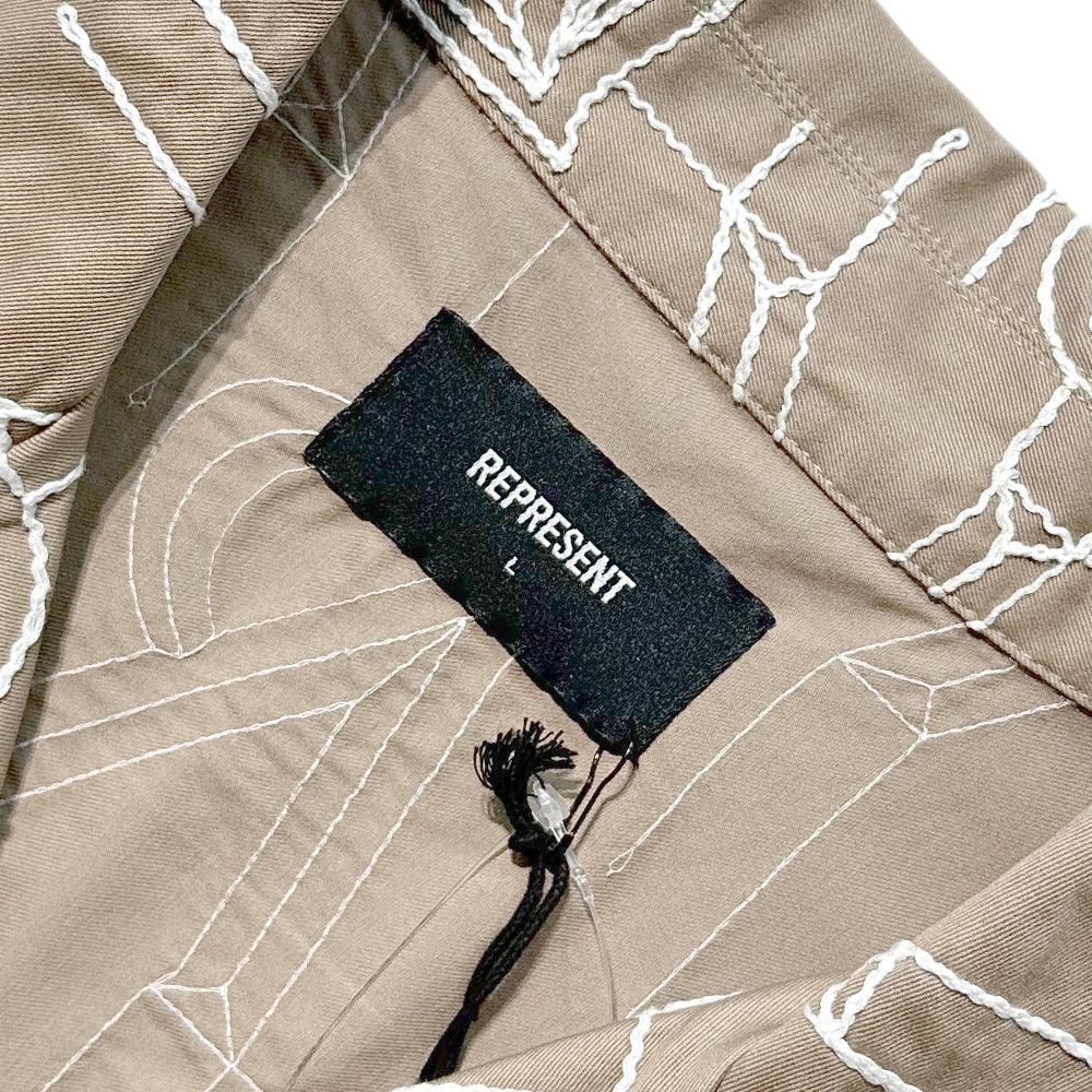 Embroidered Initial Overshirt - REPRESENT - VENTURER
