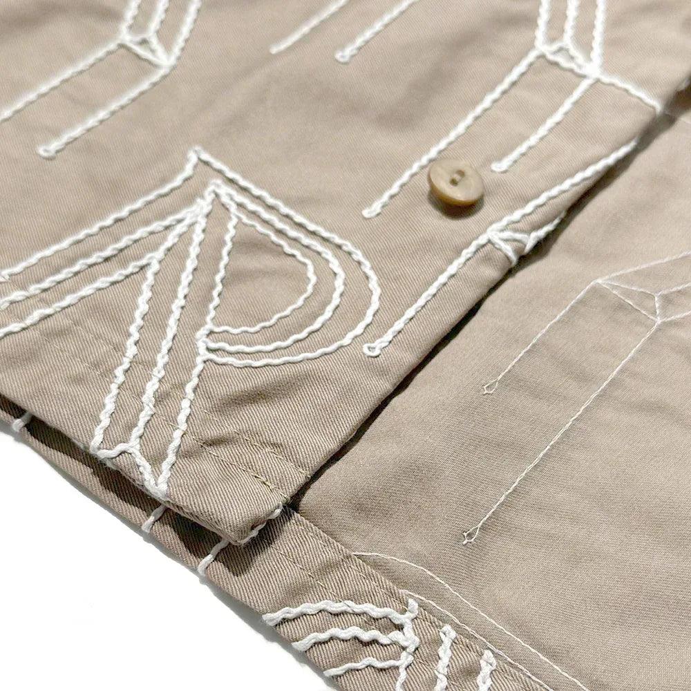 Embroidered Initial Overshirt - REPRESENT - VENTURER
