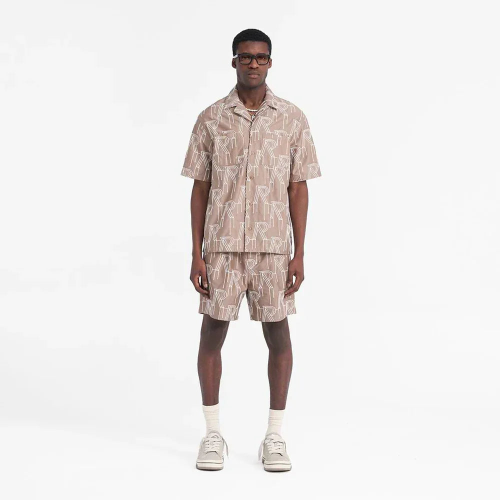 Embroidered Initial Overshirt - REPRESENT - VENTURER