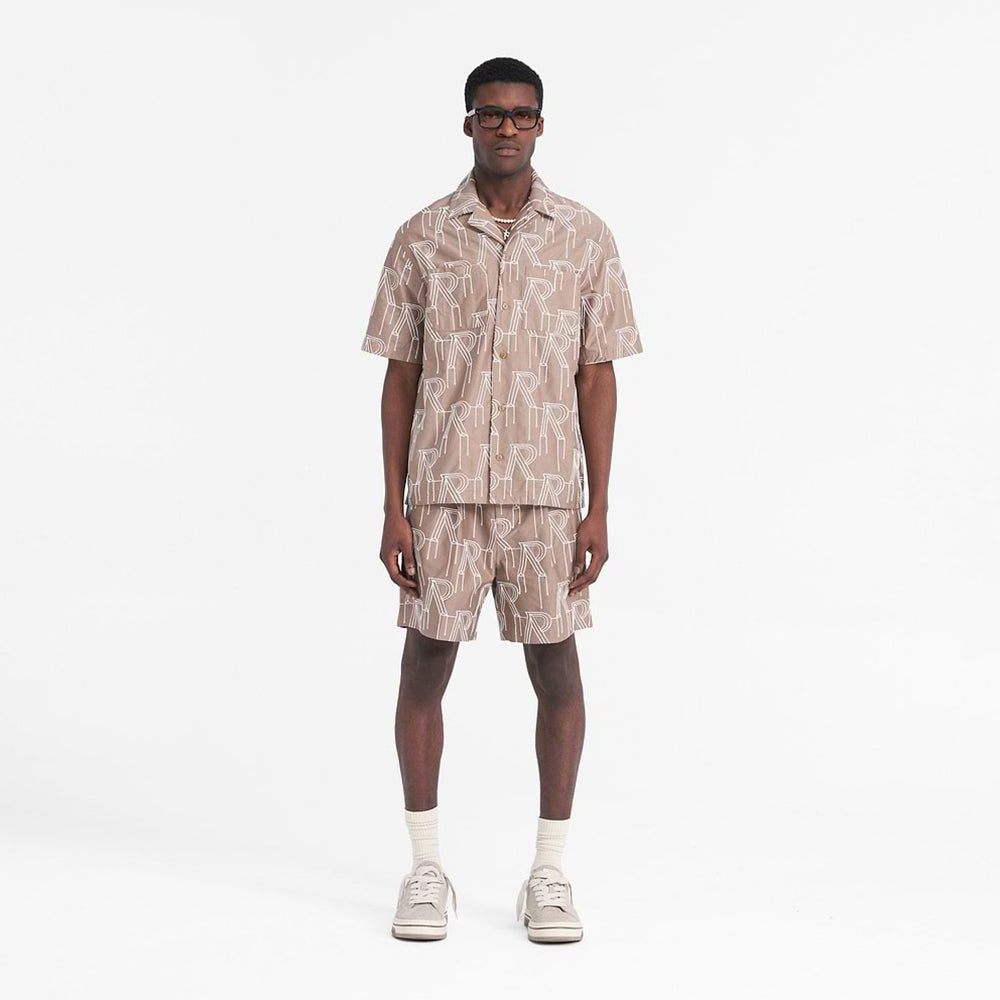 Embroidered Initial Overshirt - REPRESENT - VENTURER