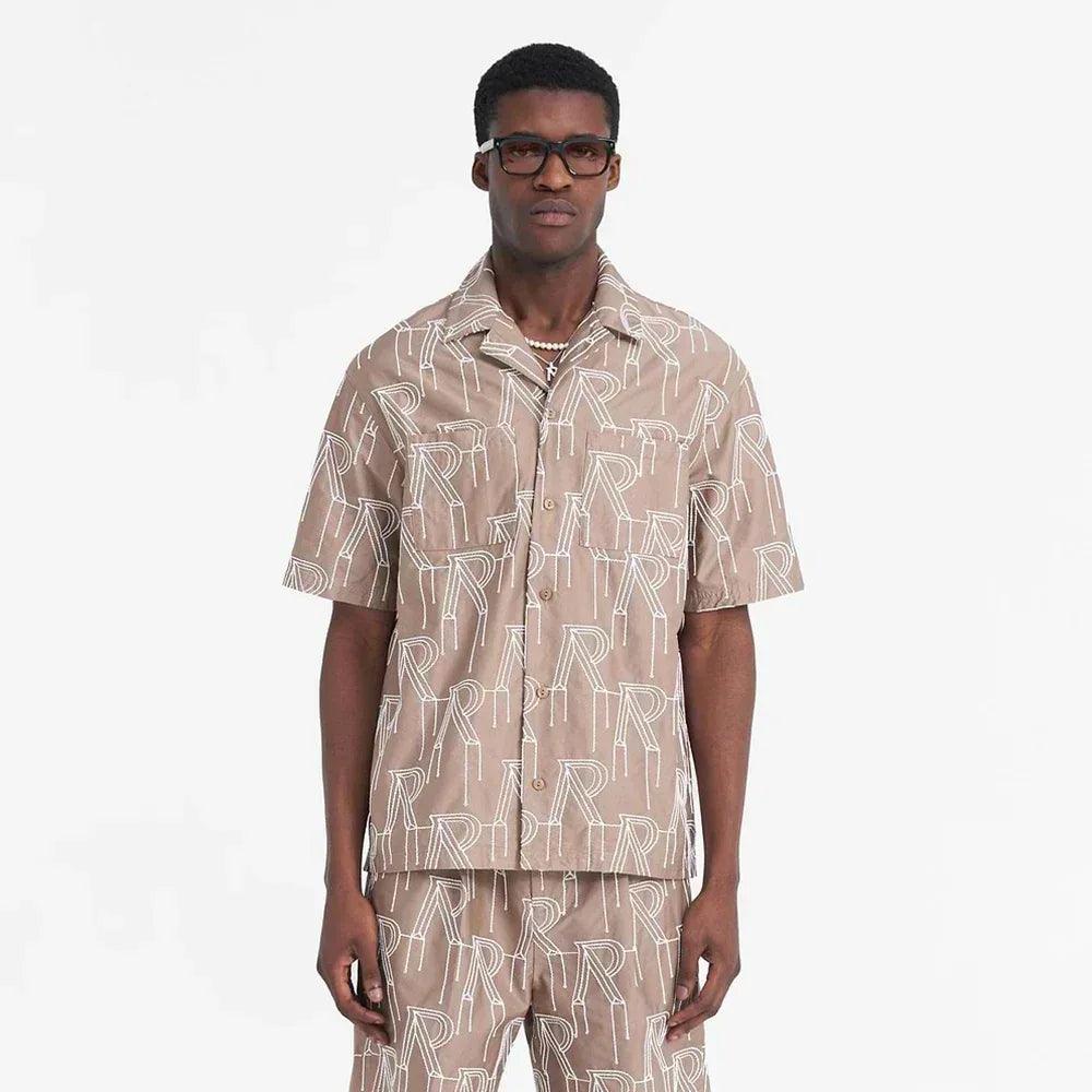 Embroidered Initial Overshirt - REPRESENT - VENTURER