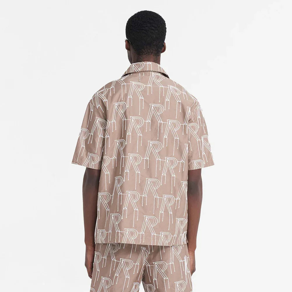 Embroidered Initial Overshirt - REPRESENT - VENTURER
