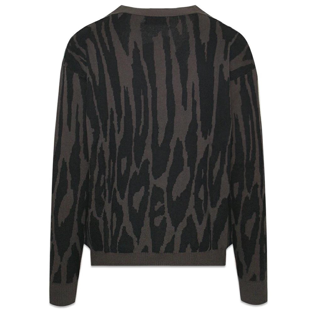 Pantera Jacquard Knit Cardigan