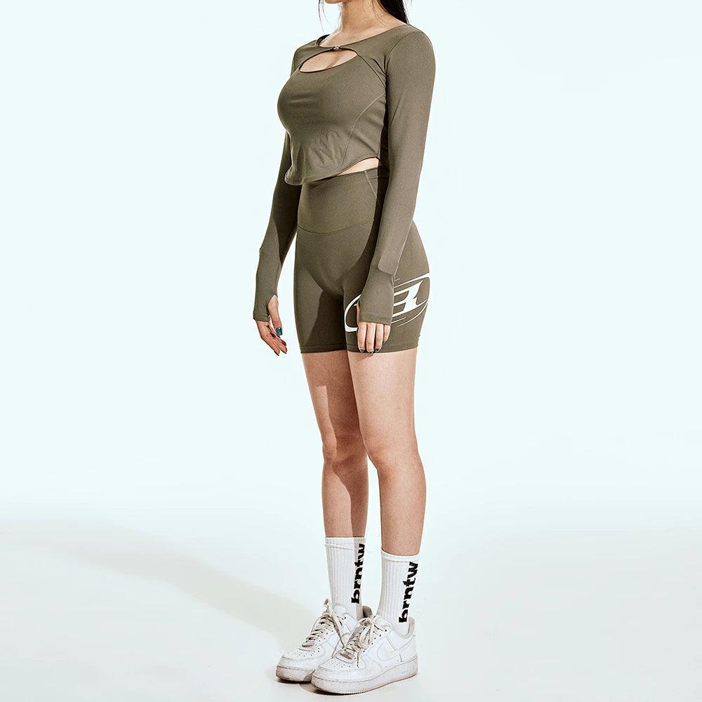 B logo 3.5 Biker Shorts
