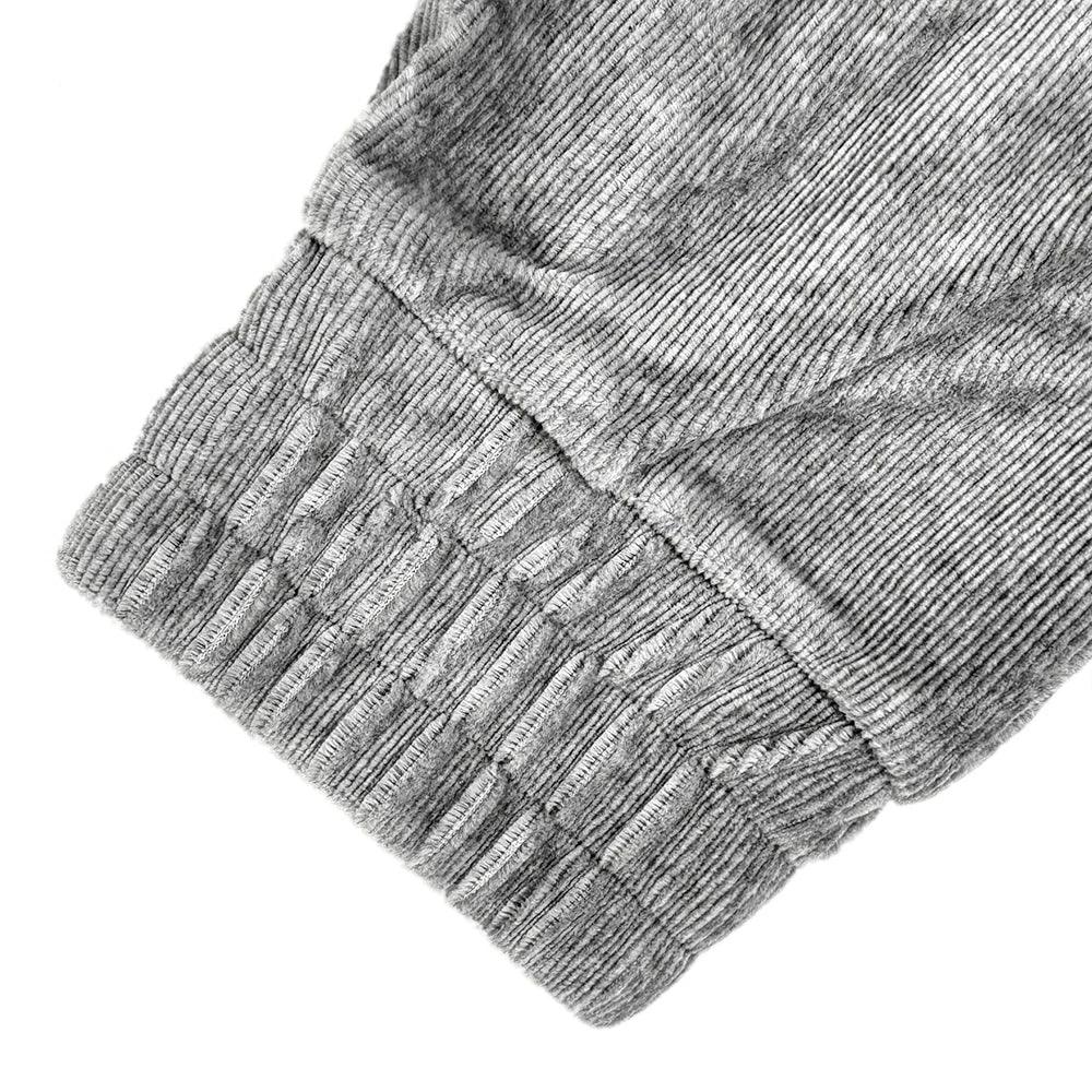 Big Chrome Velour Half Zip Up