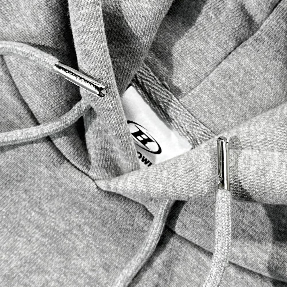 Big Chrome B Logo Crop Hoodie