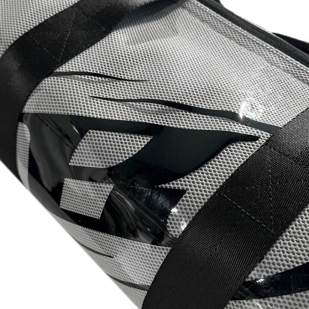BRN B Logo PVC Mesh Duffle Bag
