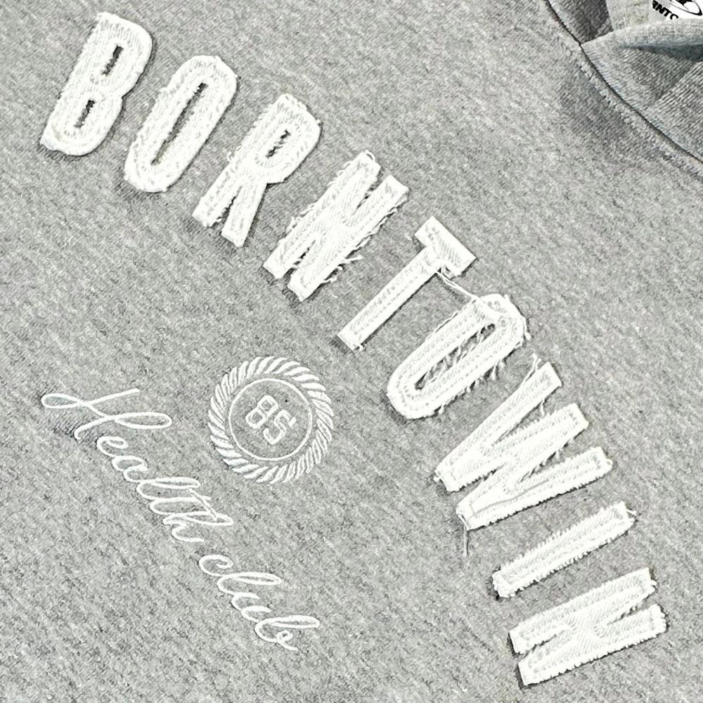 BORNTOWIN Patch Slim Fit Hoodie