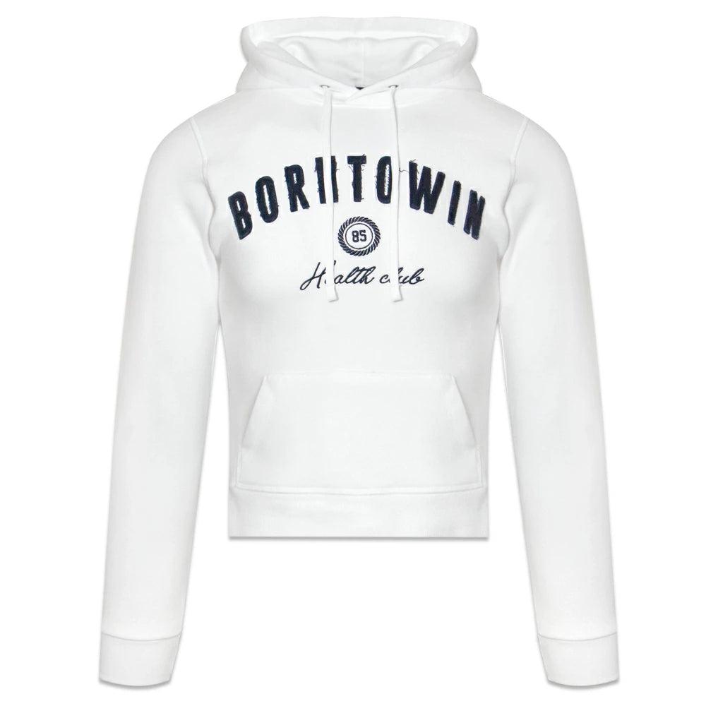 BORNTOWIN Patch Slim Fit Hoodie