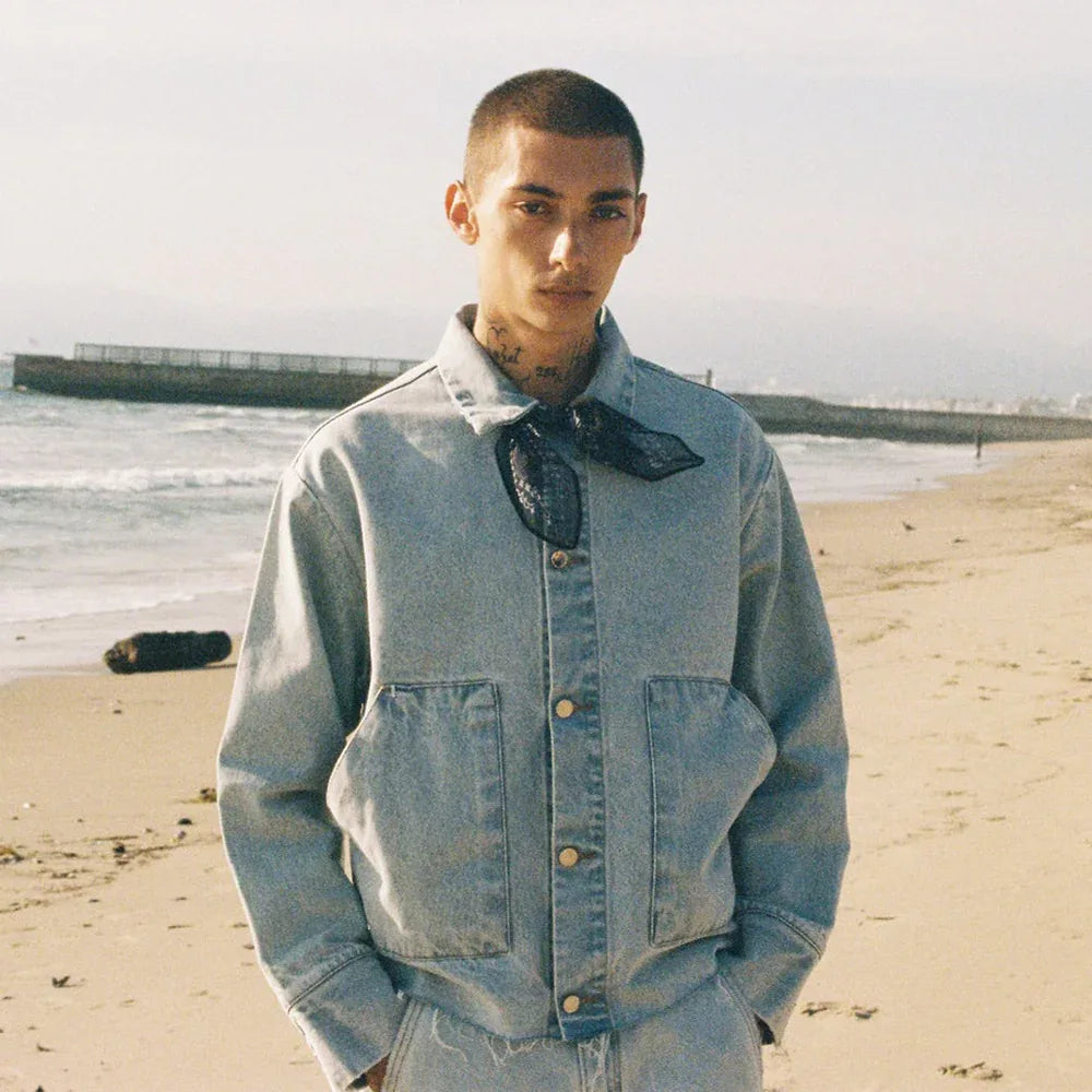 Phrase Denim Work Jacket - ASKYURSELF - VENTURER