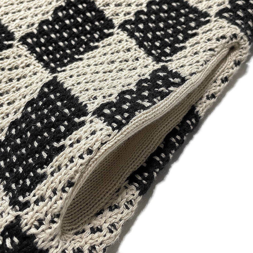 Checkered Crochet Shorts