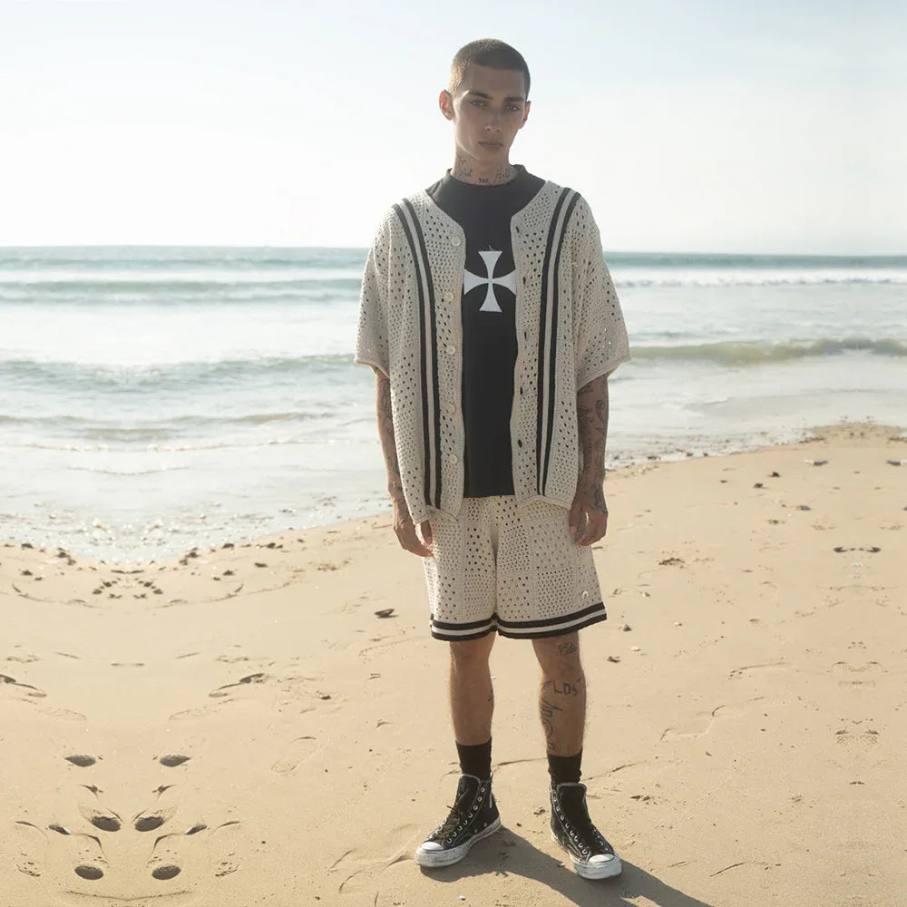 Banned Knit Baseball Shorts - ASKYURSELF - VENTURER