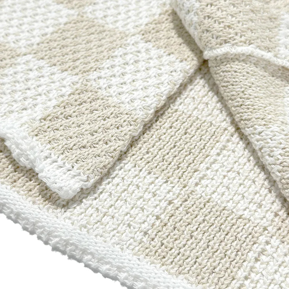 Checkered Crochet Shirt - ASKYURSELF - VENTURER