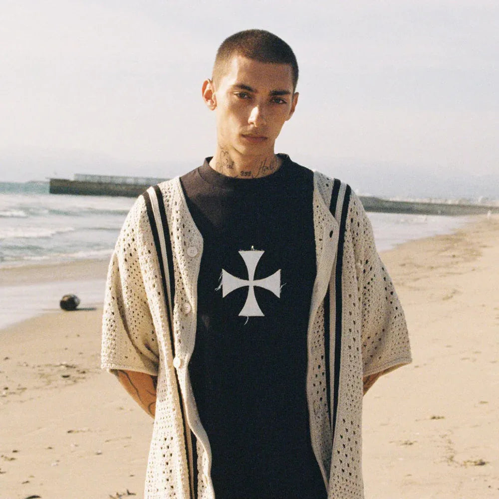 Banned Knit Baseball Shirt - ASKYURSELF - VENTURER