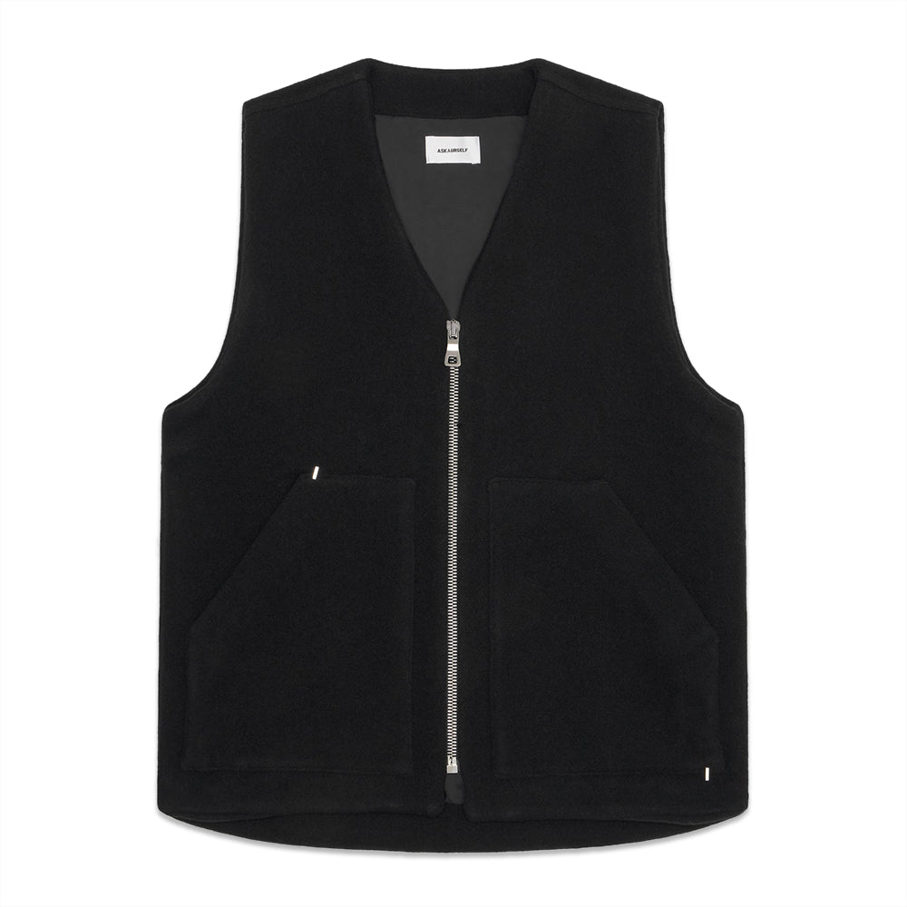 Phrase Wool Vest - ASKYURSELF - VENTURER