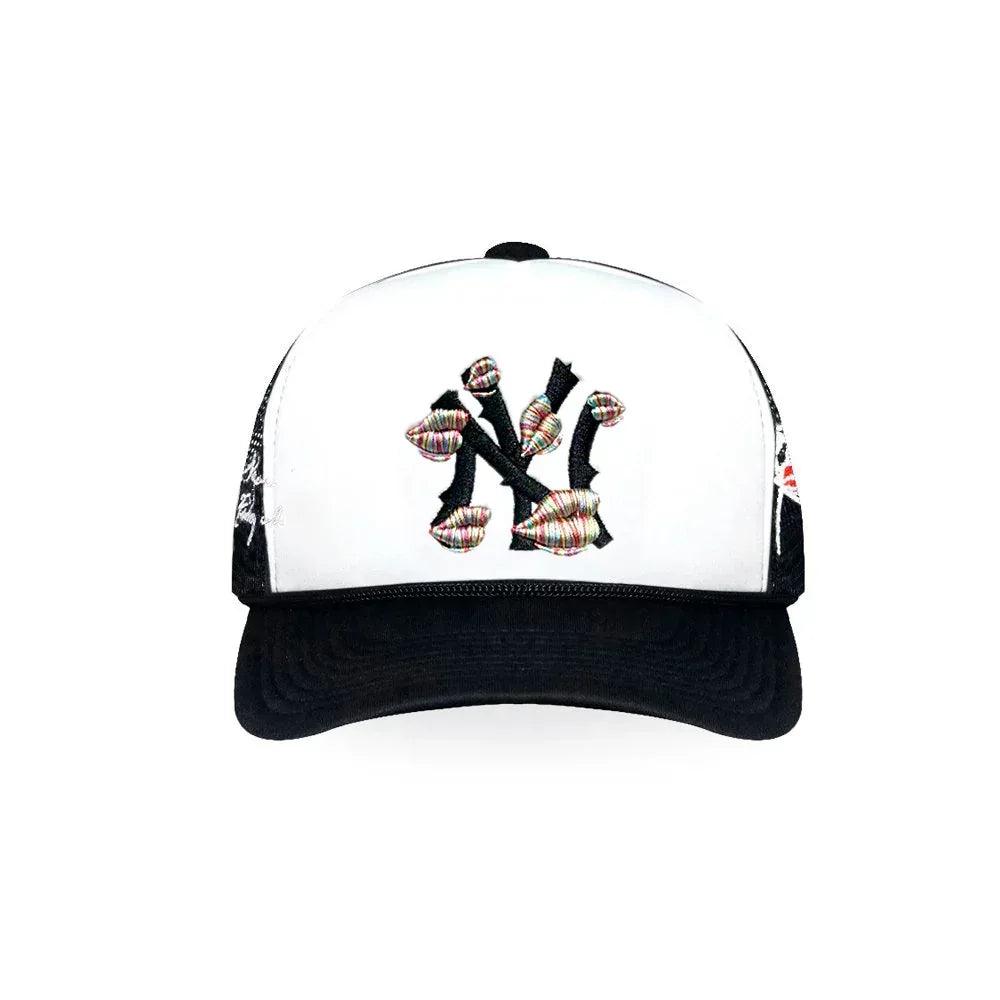 NY Is Kissing Me Trucker Hat - LA ROPA - VENTURER
