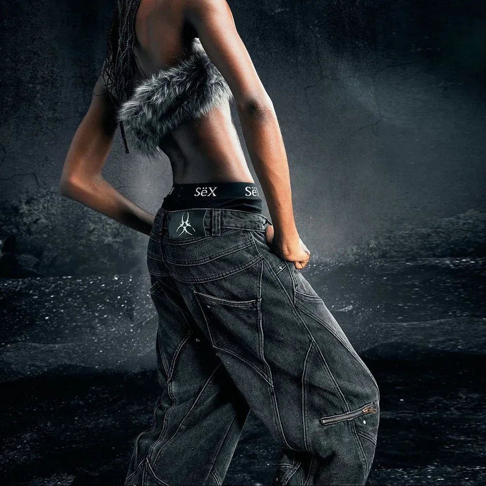 Four Knight Baggy Flare Jeans - COZY WORLDWIDE - VENTURER