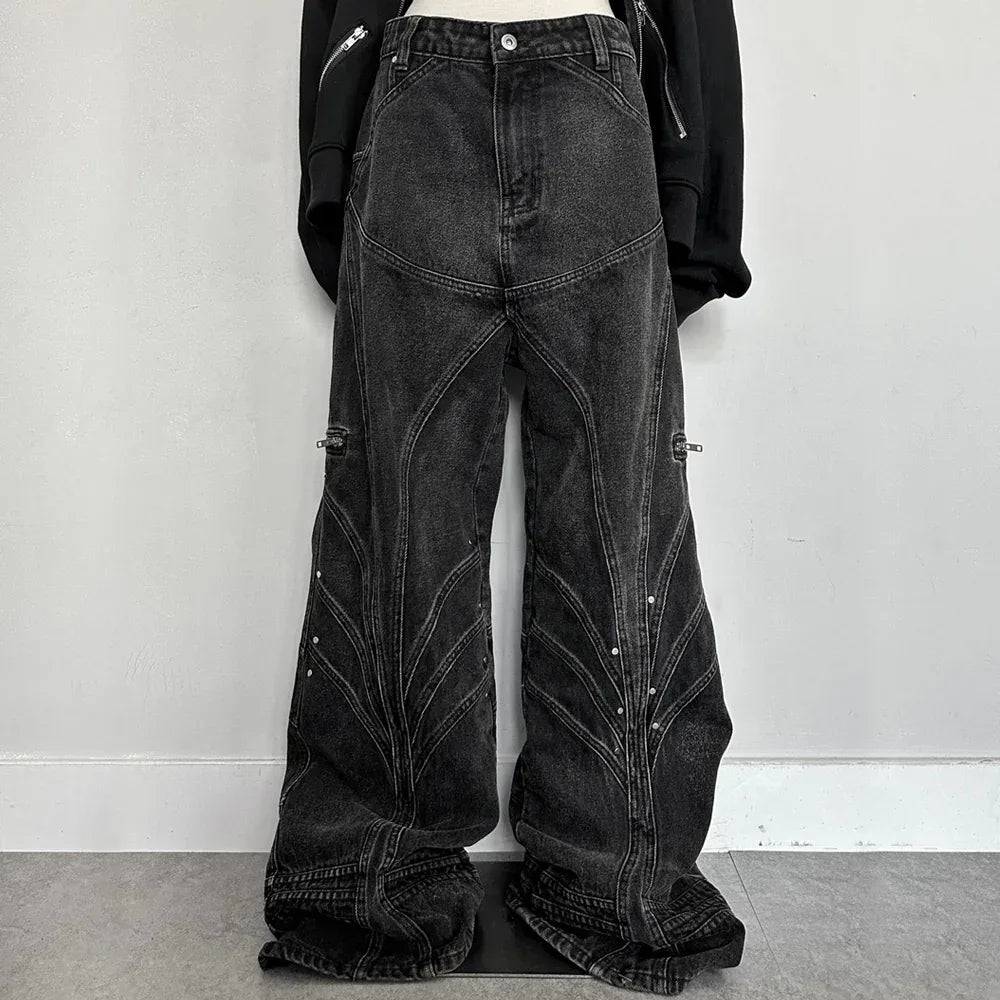 Four Knight Baggy Flare Jeans - COZY WORLDWIDE - VENTURER