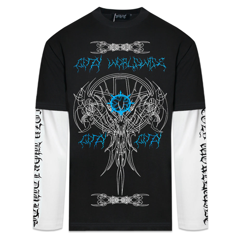Arkham Distressed LS T-Shirt