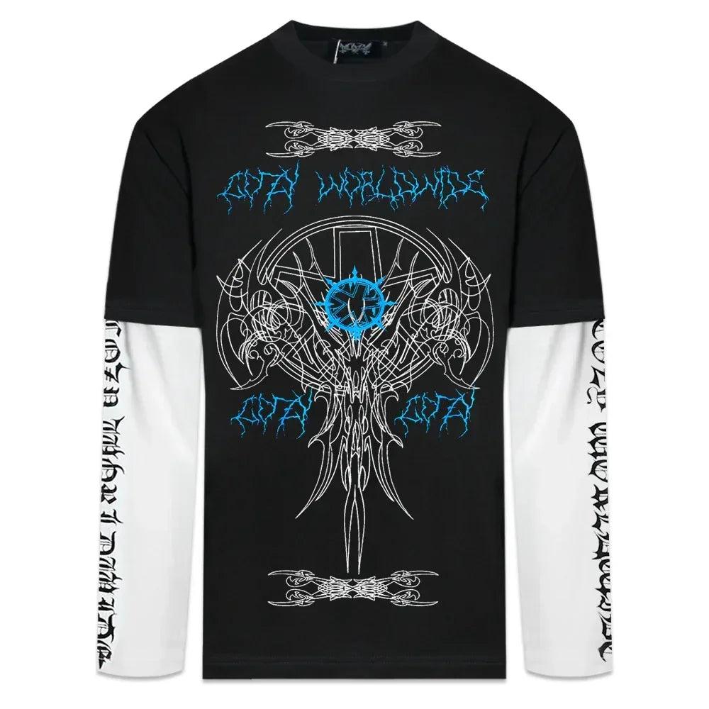 Arkham Distressed LS T-Shirt - COZY WORLDWIDE - VENTURER