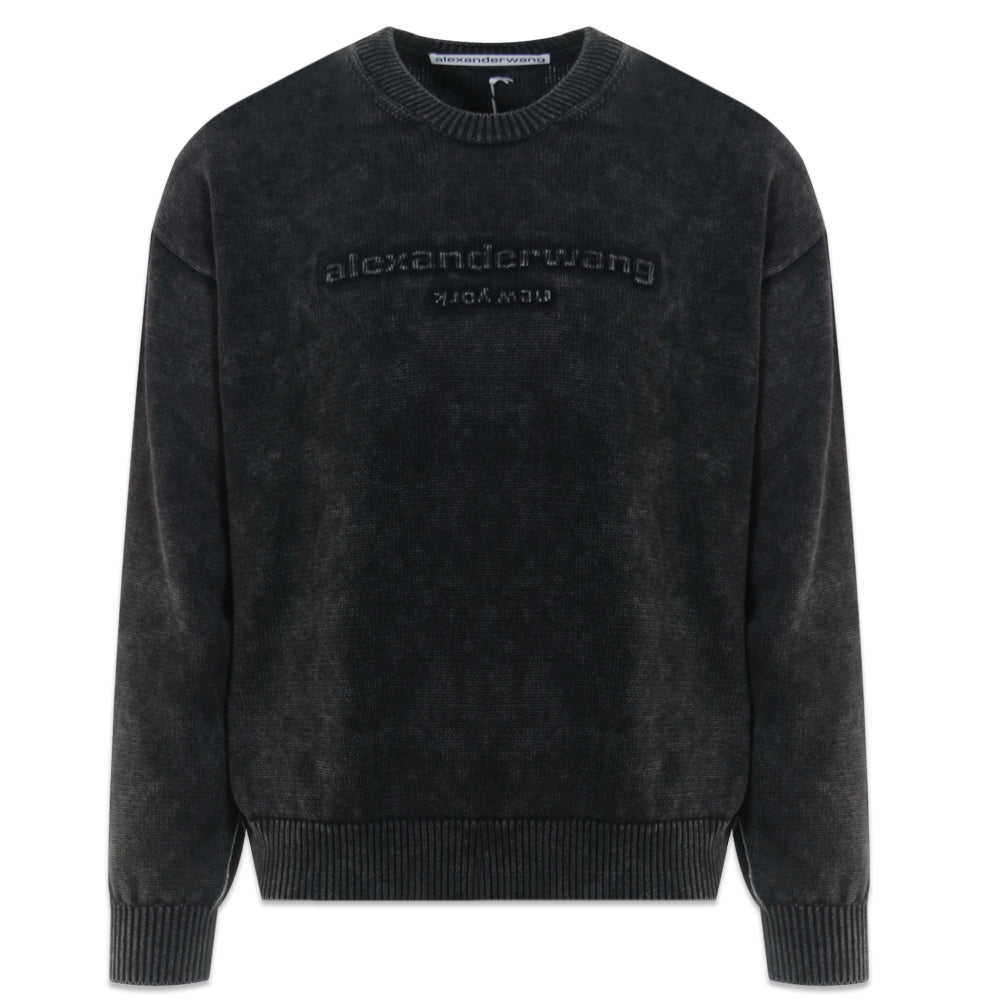 Emboss Logo Oversized Pullover