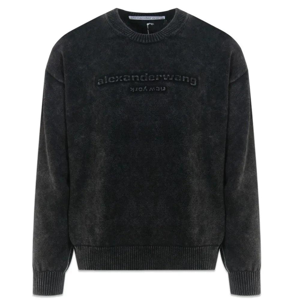 Emboss Logo Oversized Pullover - ALEXANDER WANG - VENTURER