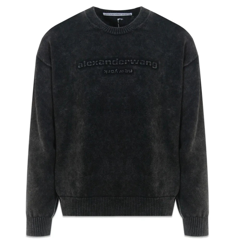 Emboss Logo Oversized Pullover - ALEXANDER WANG - VENTURER