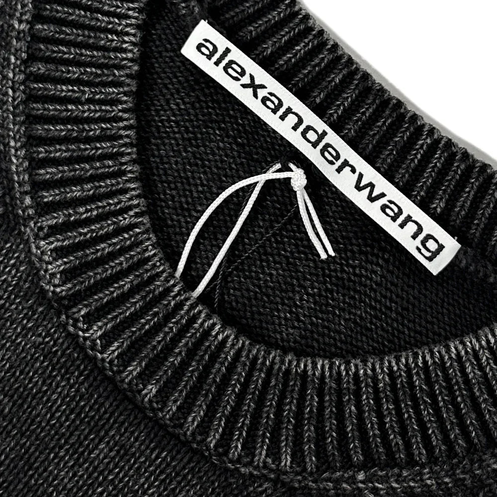 Emboss Logo Oversized Pullover - ALEXANDER WANG - VENTURER