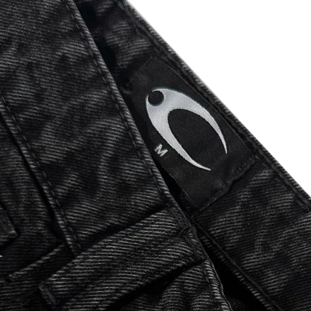 CZ Rhinestone Washed Jeans - COZY WORLDWIDE - VENTURER