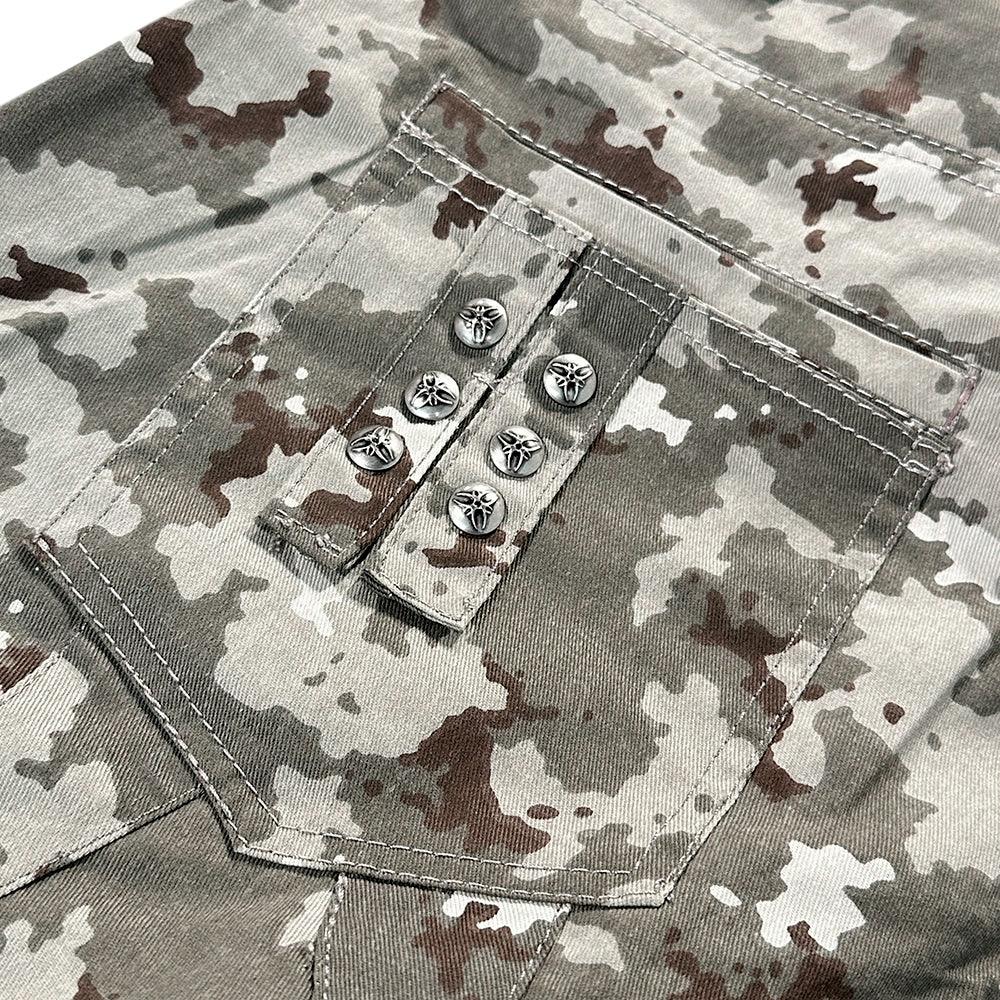 005 Mily Camo Flag Cargo Pants - COZY WORLDWIDE - VENTURER