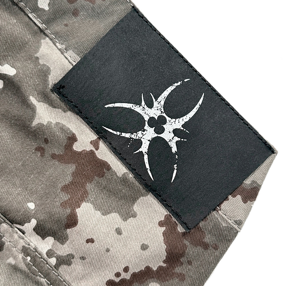 005 Mily Camo Flag Cargo Pants