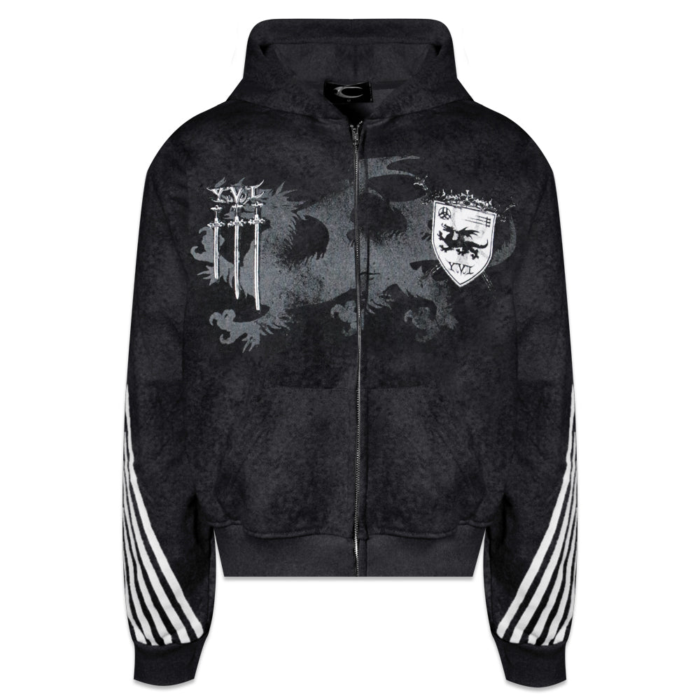 Royal Knight Club Waxed Hoodie