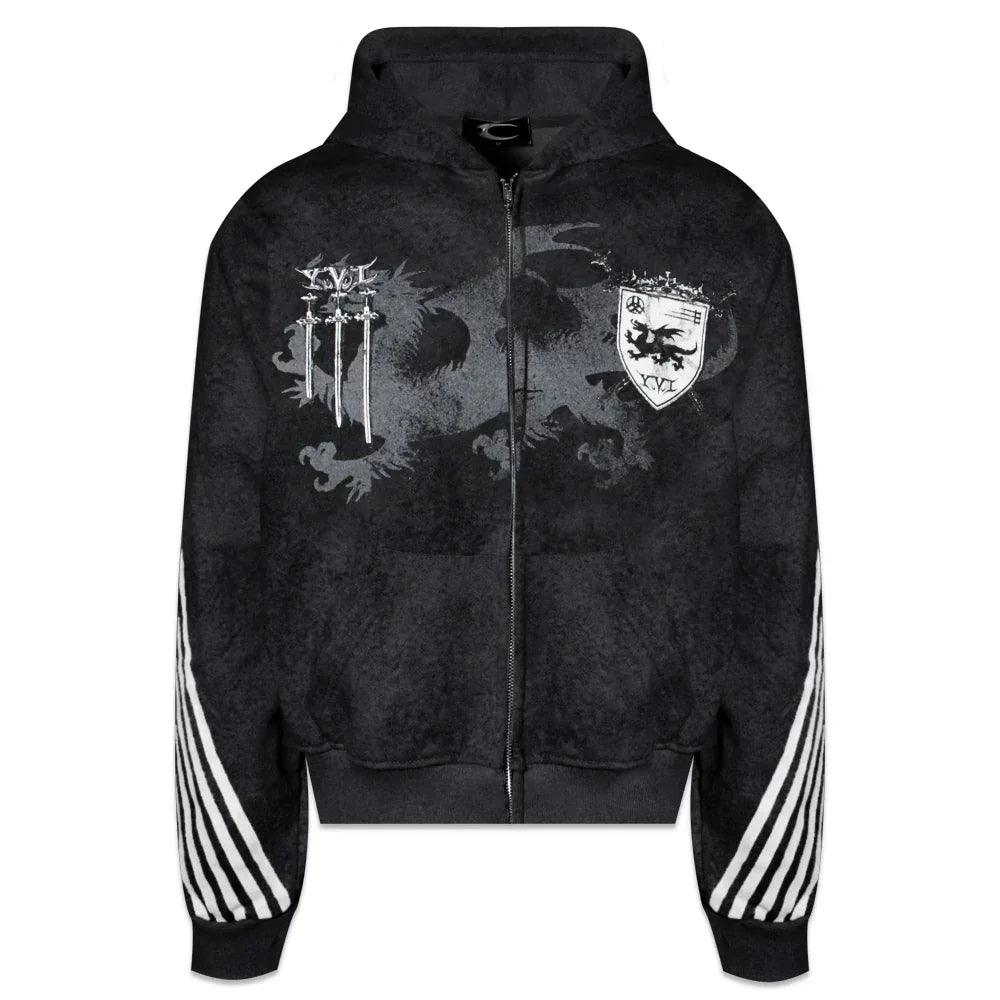 Royal Knight Club Waxed Hoodie - COZY WORLDWIDE - VENTURER