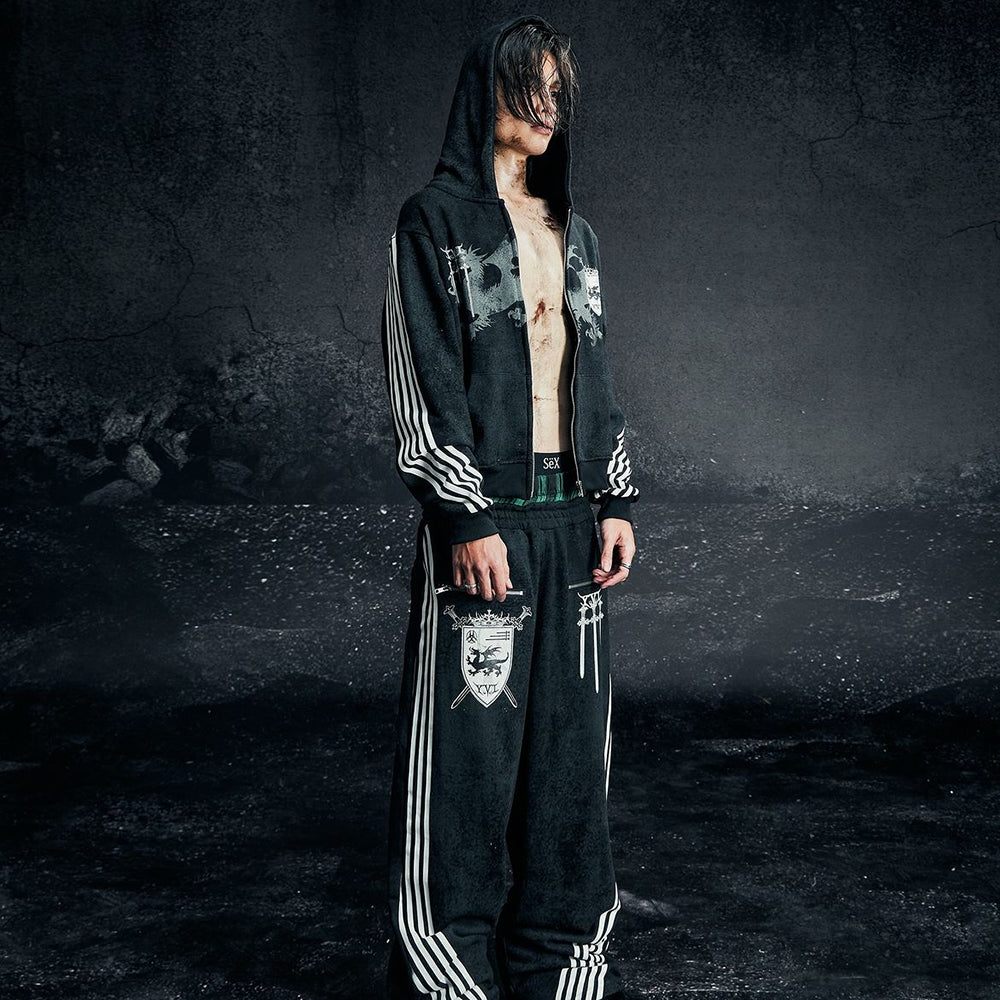 Royal Knight Club Waxed Hoodie