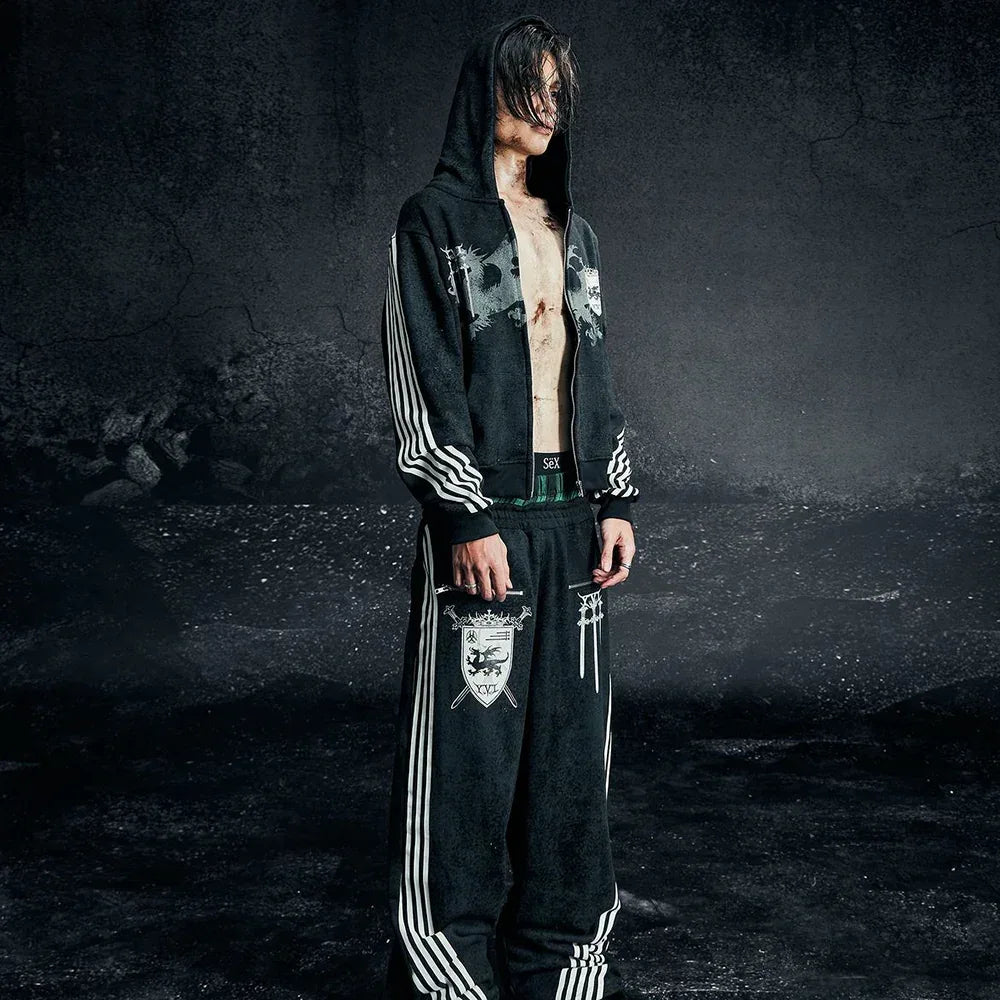 Royal Knight Club Waxed Hoodie - COZY WORLDWIDE - VENTURER