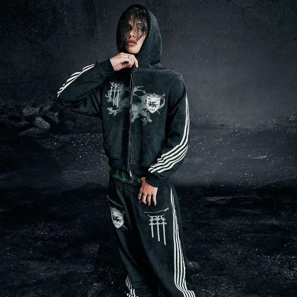 Royal Knight Club Waxed Hoodie - COZY WORLDWIDE - VENTURER