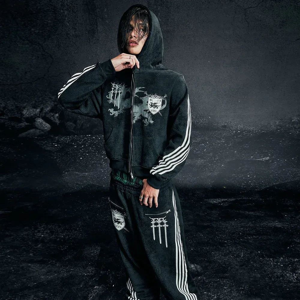 Royal Knight Club Waxed Hoodie - COZY WORLDWIDE - VENTURER