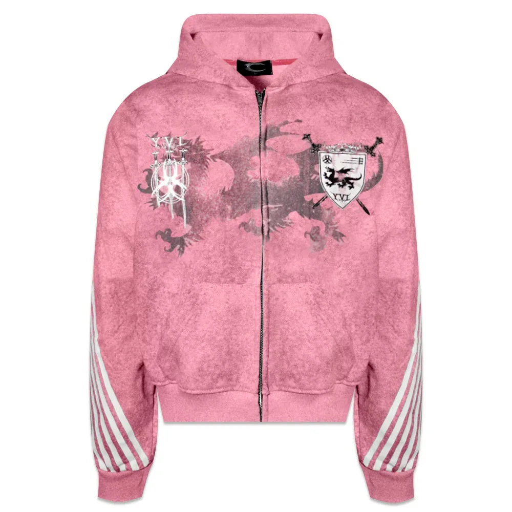 Royal Knight Club Waxed Hoodie - COZY WORLDWIDE - VENTURER