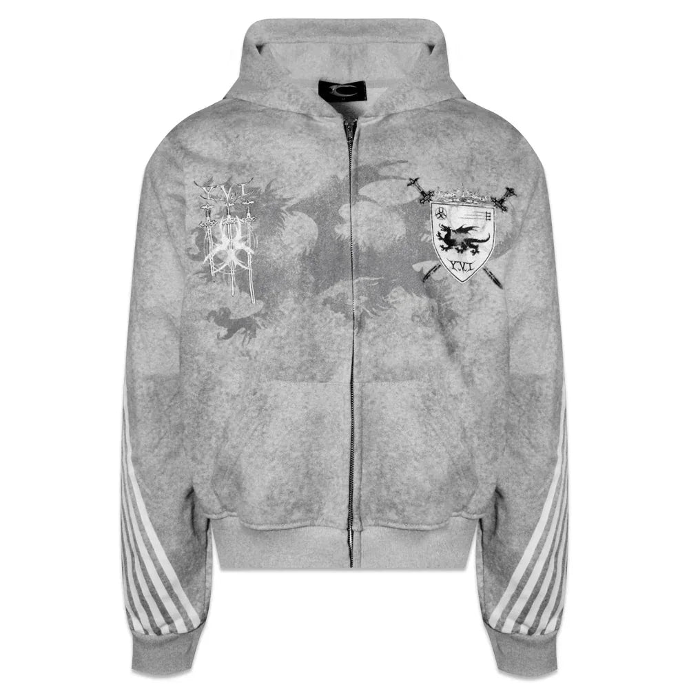 Royal Knight Club Waxed Hoodie - COZY WORLDWIDE - VENTURER