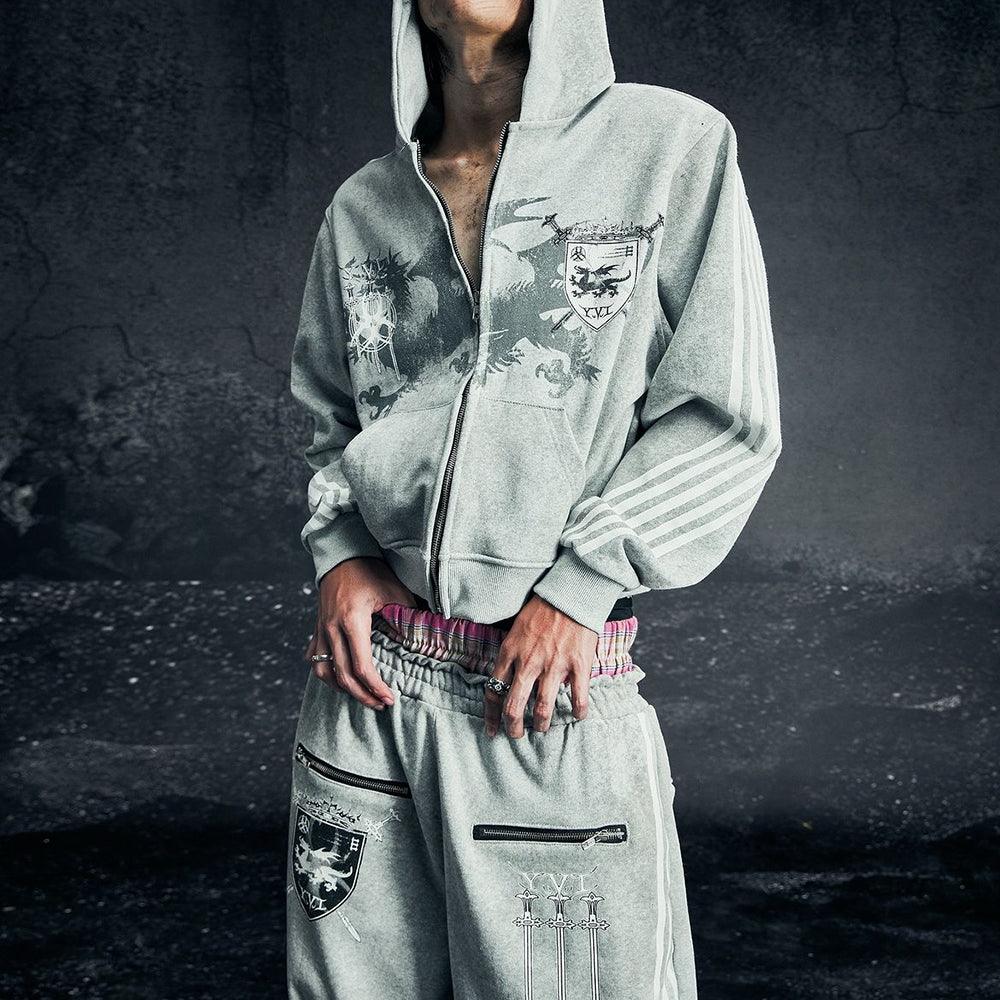 Royal Knight Club Waxed Hoodie