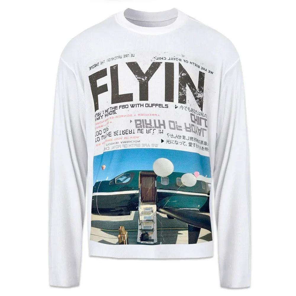 Private Airplane LS T-Shirt - BIRTH OF ROYAL CHILD - VENTURER