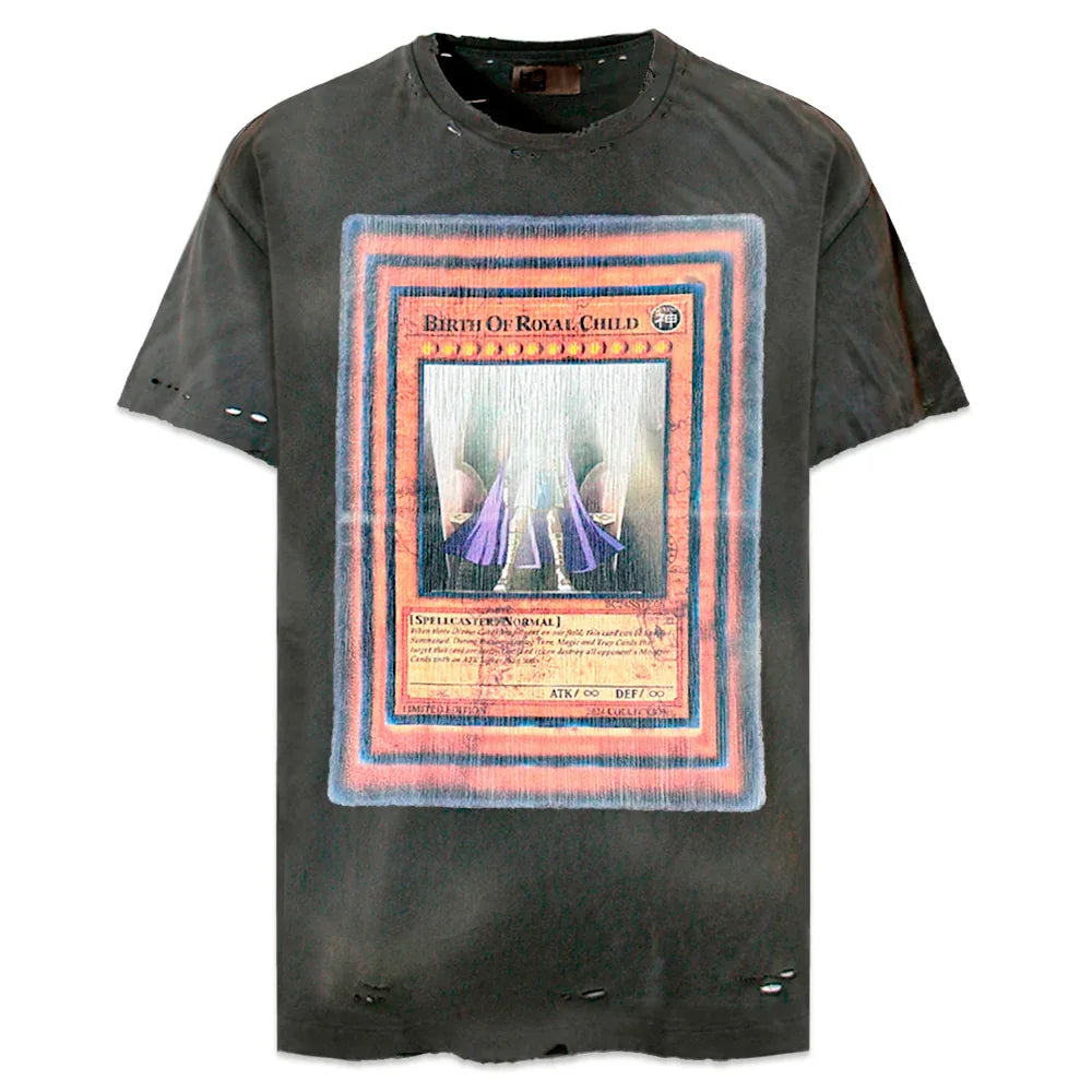 Yu-Gi-Oh! Destroyed Vintage Tee - BIRTH OF ROYAL CHILD - VENTURER