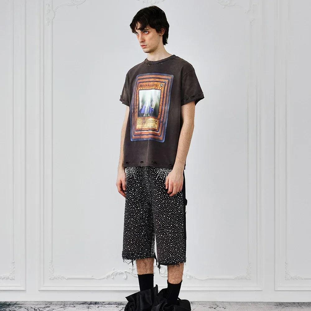 Yu-Gi-Oh! Destroyed Vintage Tee - BIRTH OF ROYAL CHILD - VENTURER