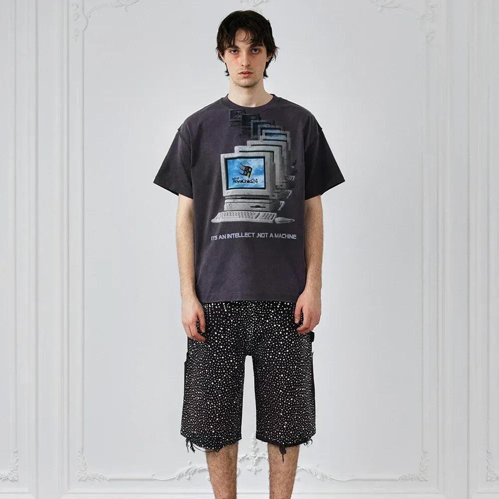 Windows 24 Distressed Vintage Tee - BIRTH OF ROYAL CHILD - VENTURER