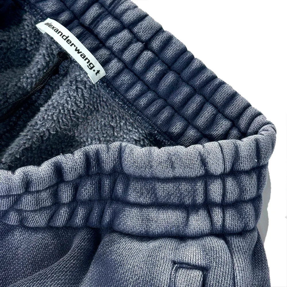 Puff Paint Logo Essential Terry Sweatpants - ALEXANDER WANG - VENTURER