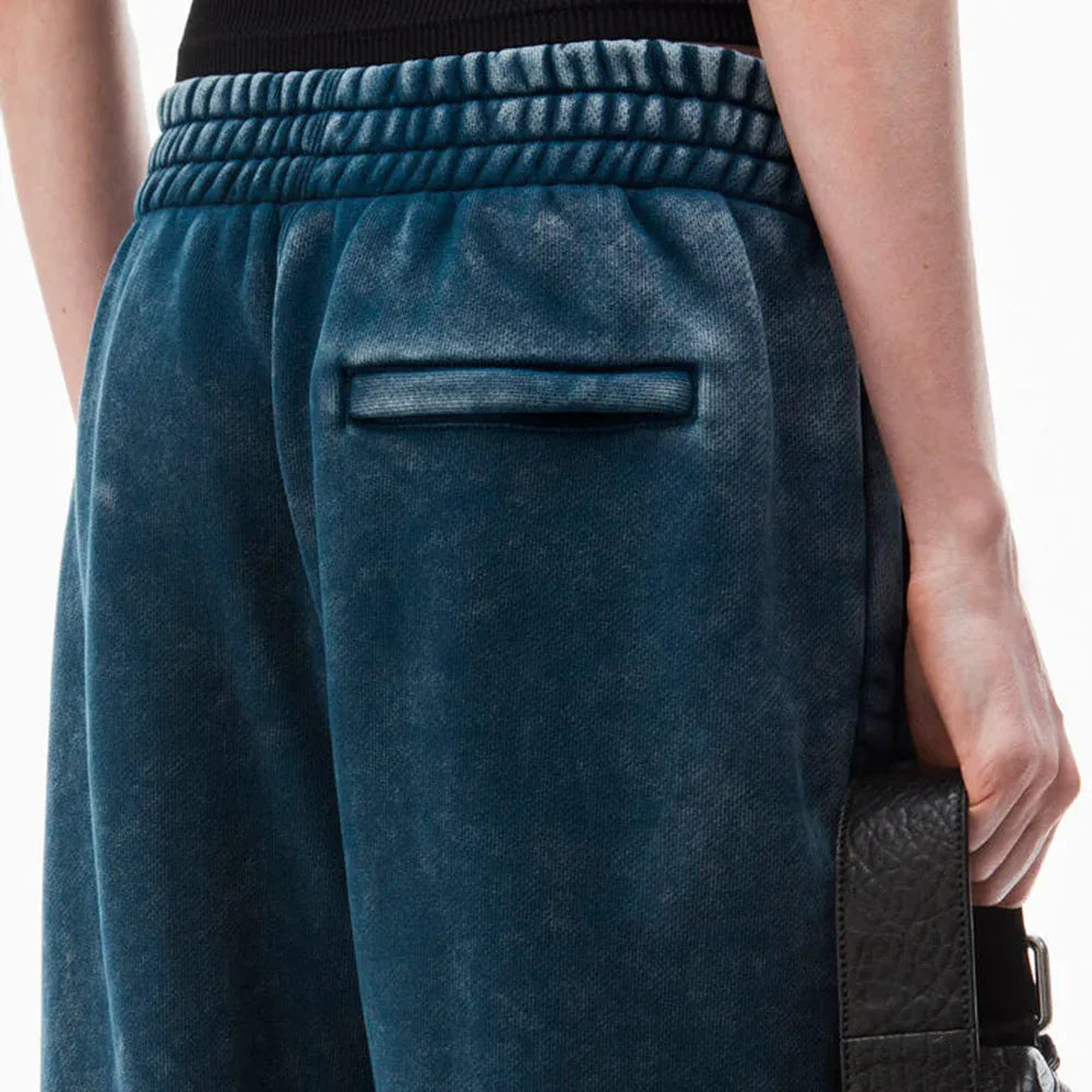 Puff Paint Logo Essential Terry Sweatpants - ALEXANDER WANG - VENTURER