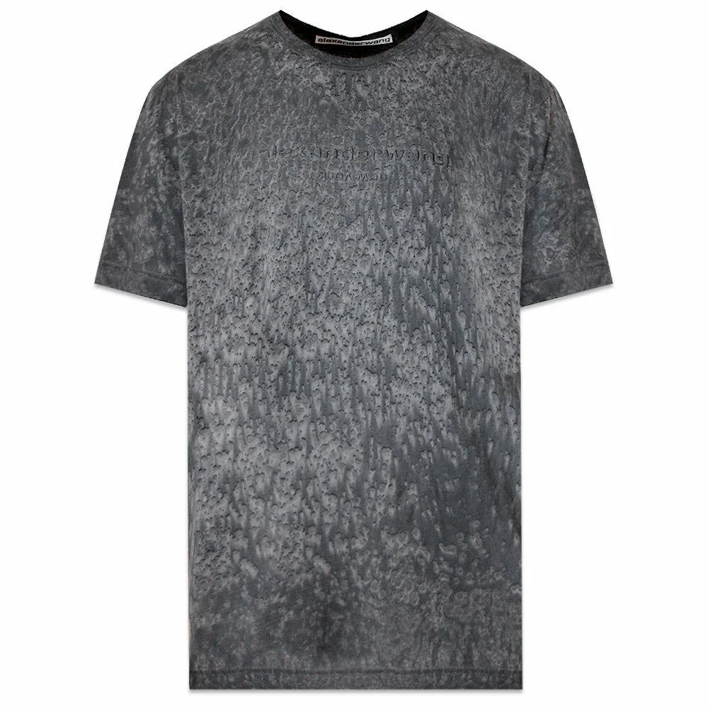 Embossed Logo Splatter Wash Tee - ALEXANDER WANG - VENTURER