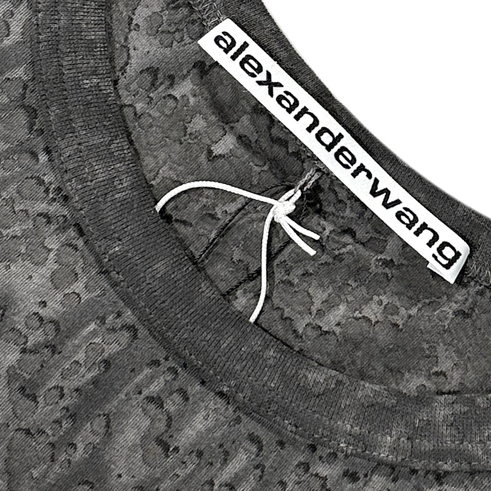 Embossed Logo Splatter Wash Tee