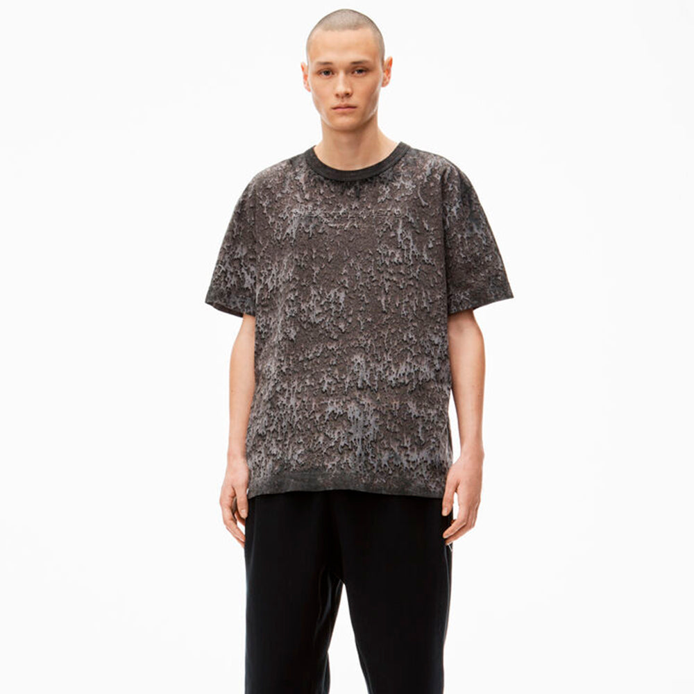 Embossed Logo Splatter Wash Tee