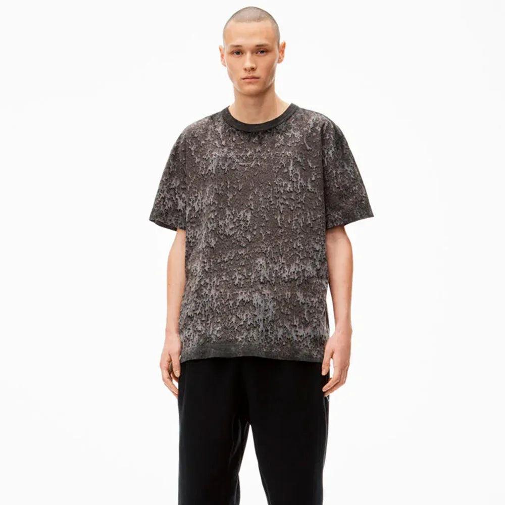 Embossed Logo Splatter Wash Tee - ALEXANDER WANG - VENTURER